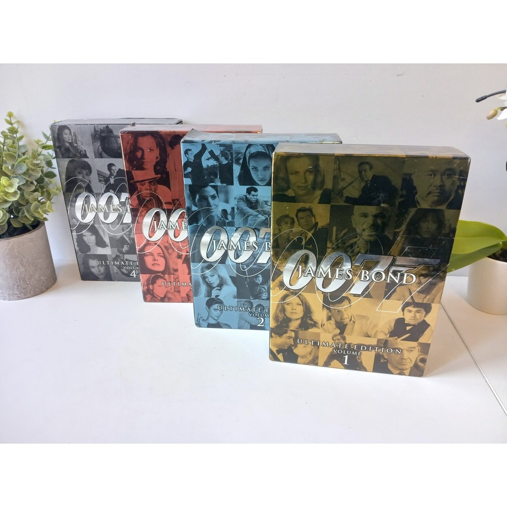 James Bond 007 Ultimate Edition DVD Box Set Volumes 1-4 Complete 20 Movie